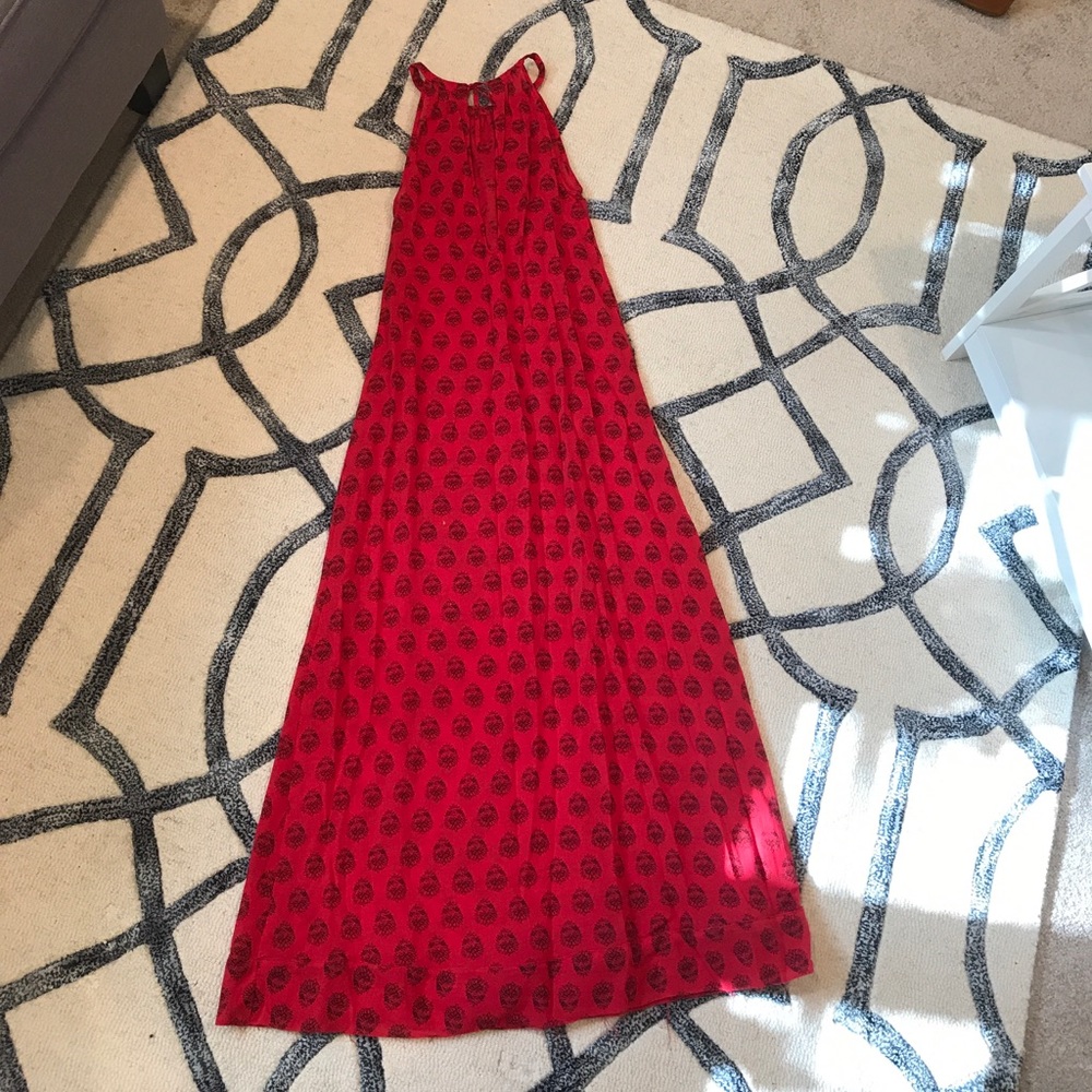 Madewell Red Maxi Dress - Picture 4 of 13